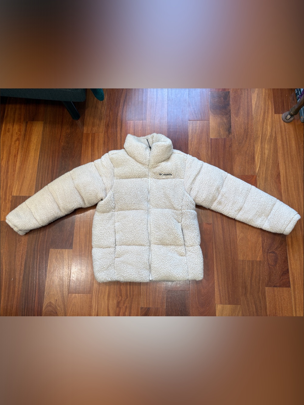 Columbia Women's Cream Sherpa Puffer Jacket
